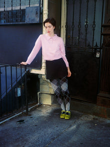 Posey Polo Sweater | Ballet Pink