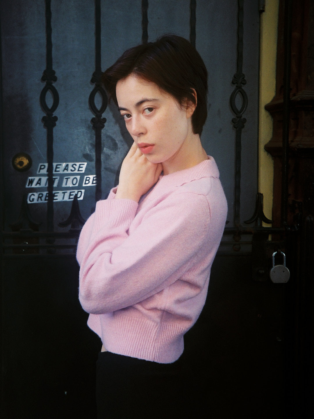 Posey Polo Sweater | Ballet Pink