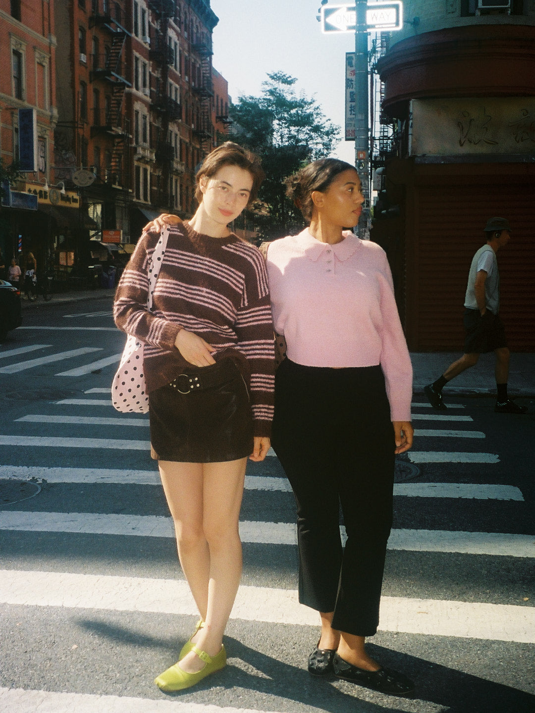 Posey Polo Sweater | Ballet Pink