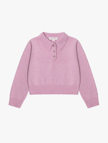 Posey Polo Sweater | Ballet Pink