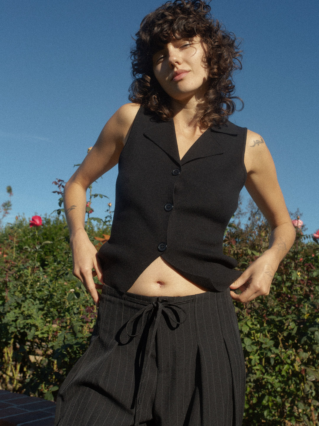 Max Sweater Vest | Black