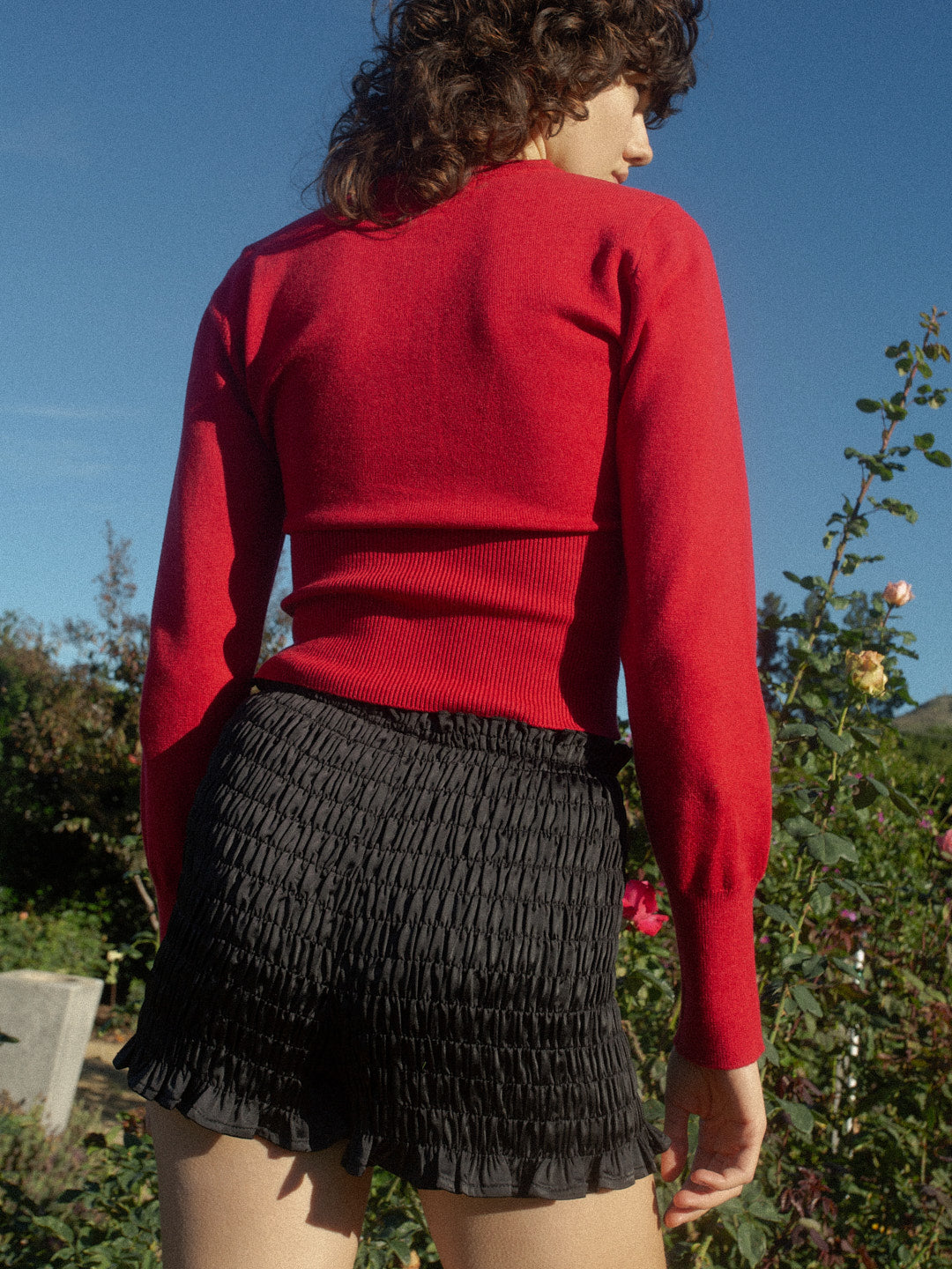 Angel Smocked Short | Black