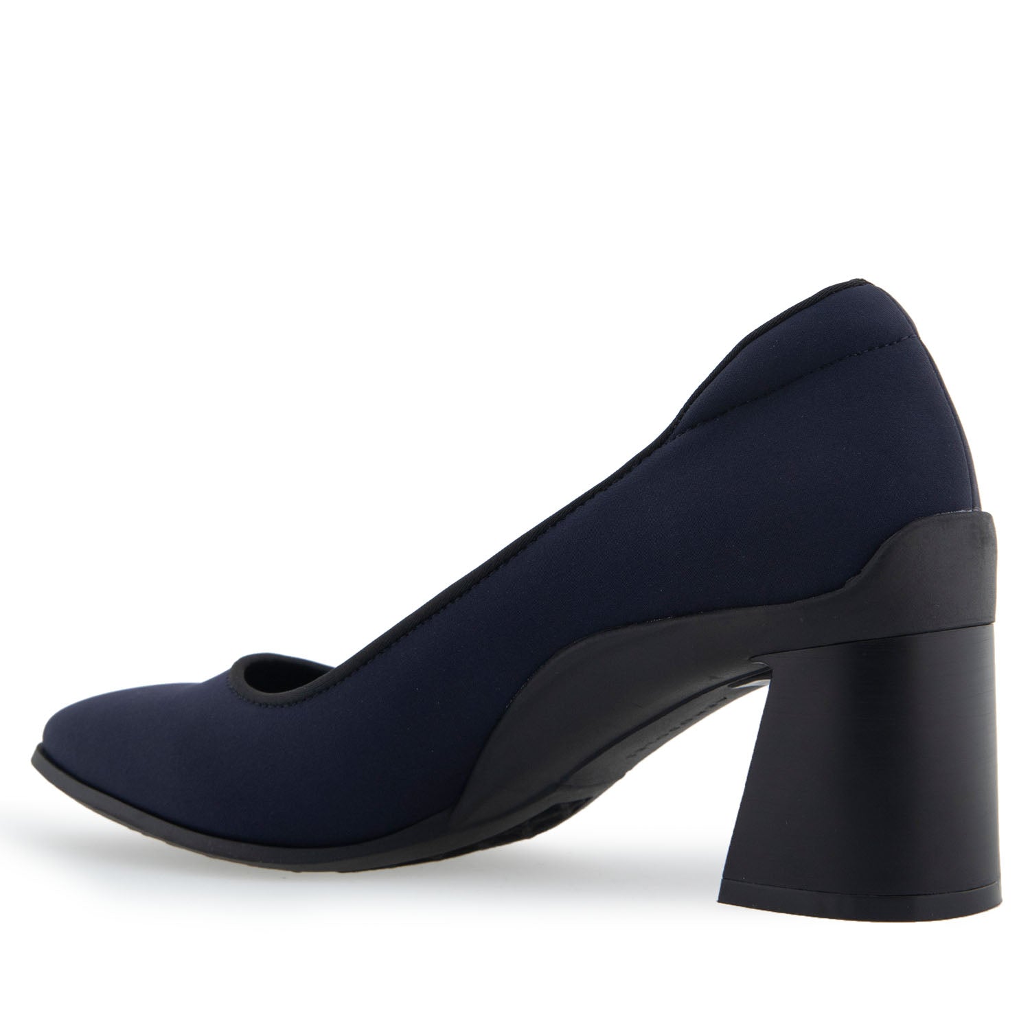 Casta Dress Pump | Navy Stretch Gaberdine