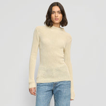 Lynne Slim Semi-Sheer Sweater | Champagne