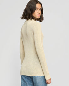 Olivia | Lynne Slim Semi-Sheer Sweater in Size Small