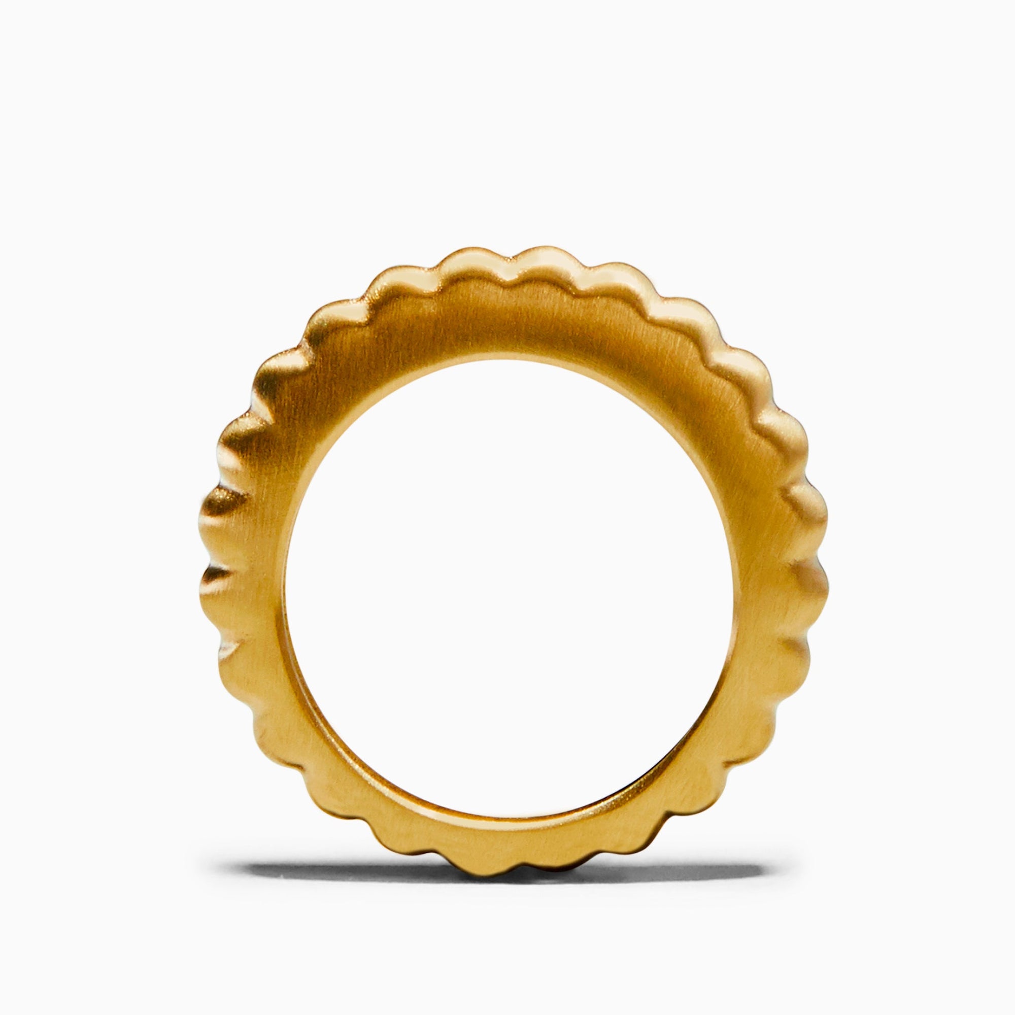 Coil Ring - Satin Finish | 18K Gold-Plated on Brass