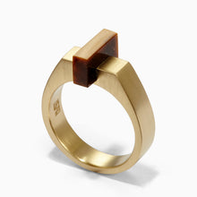 Ford Ring | Recycled Brass | Tiger's Eye
