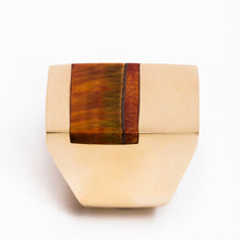 Icarus Ring | Recycled Brass | Tiger's Eye