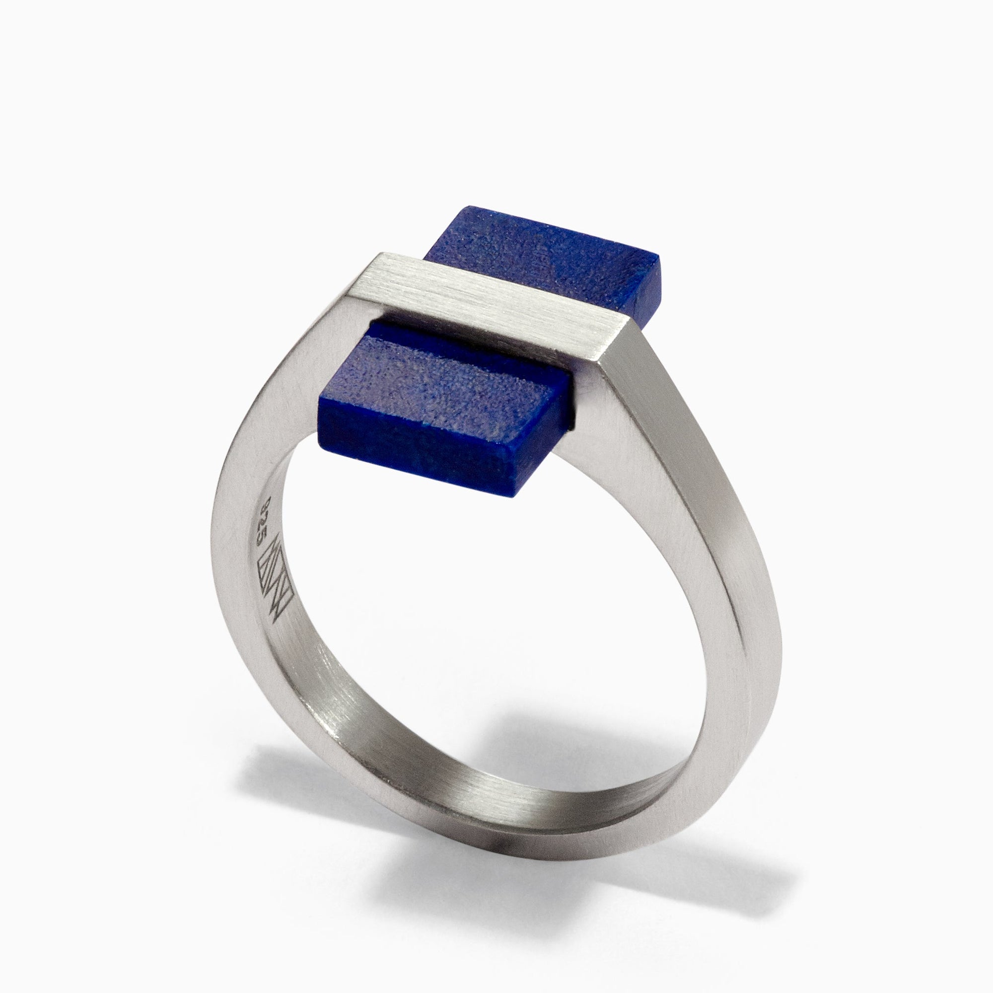 Inlay Ring | Sterling Silver | Lapis Lazuli