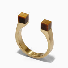 Mag Ring | Recycled Brass | Tiger's Eye