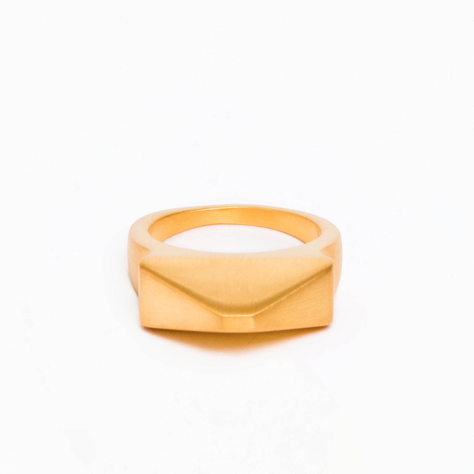 Pris Mini Ring | Recycled Brass