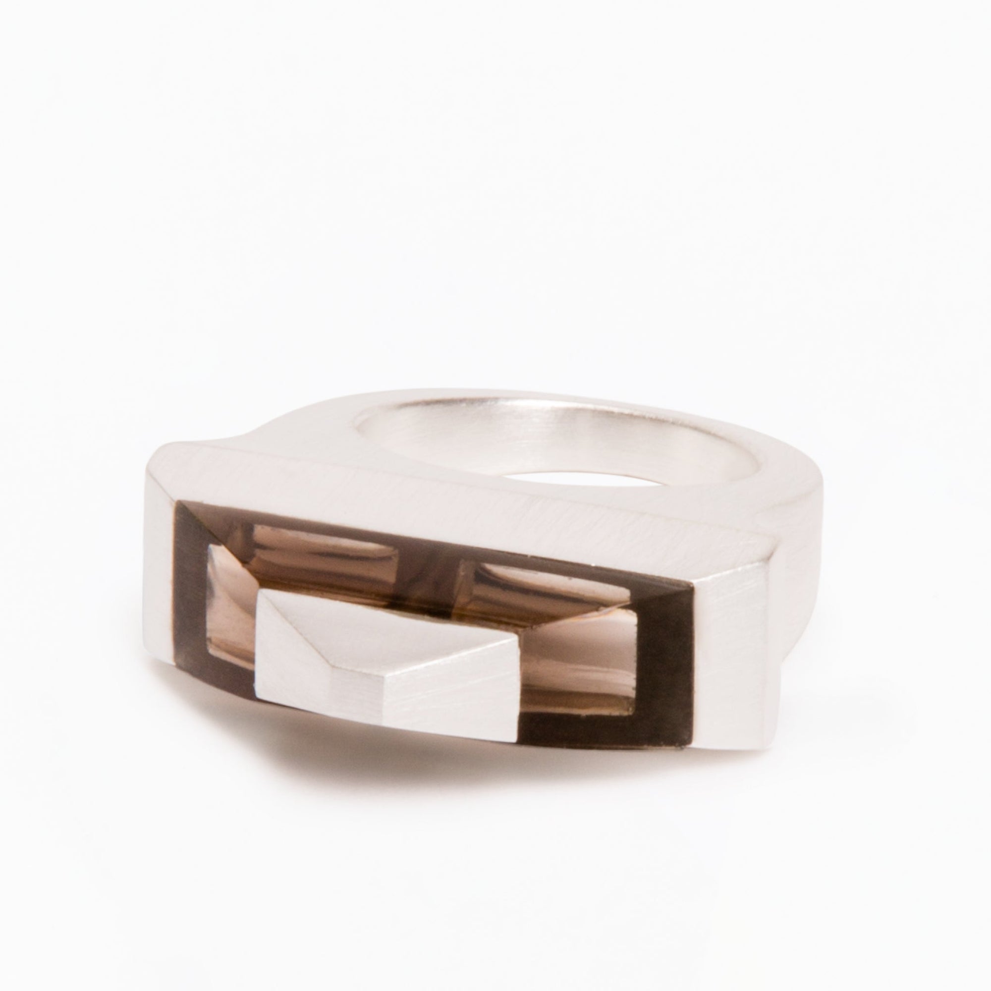 Pris Ring | Sterling Silver | Smokey Quartz