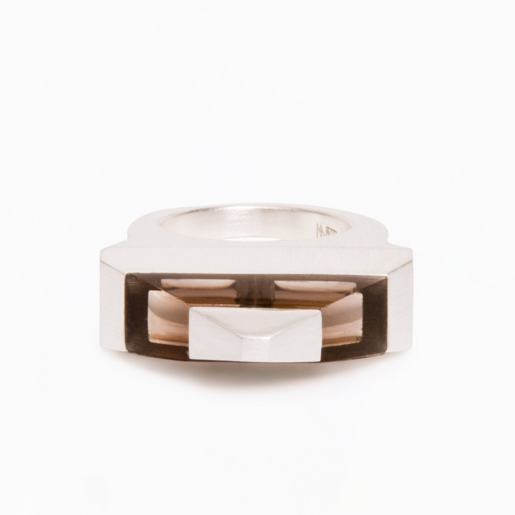Pris Ring | Sterling Silver | Smokey Quartz