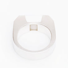 Syd Ring | Sterling Silver | White Agate