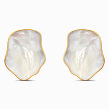 Wynona Earrings | 18K Gold-Plated on Brass | Mother of Pearl