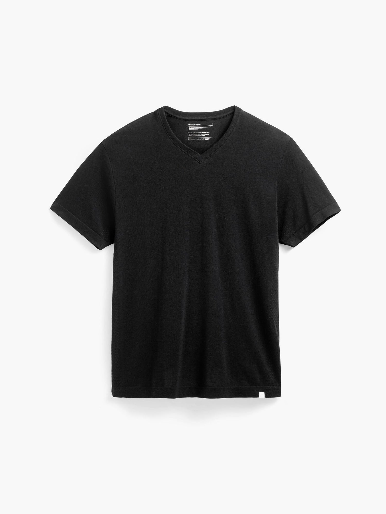 Men's Atlas V Neck Tee - Black