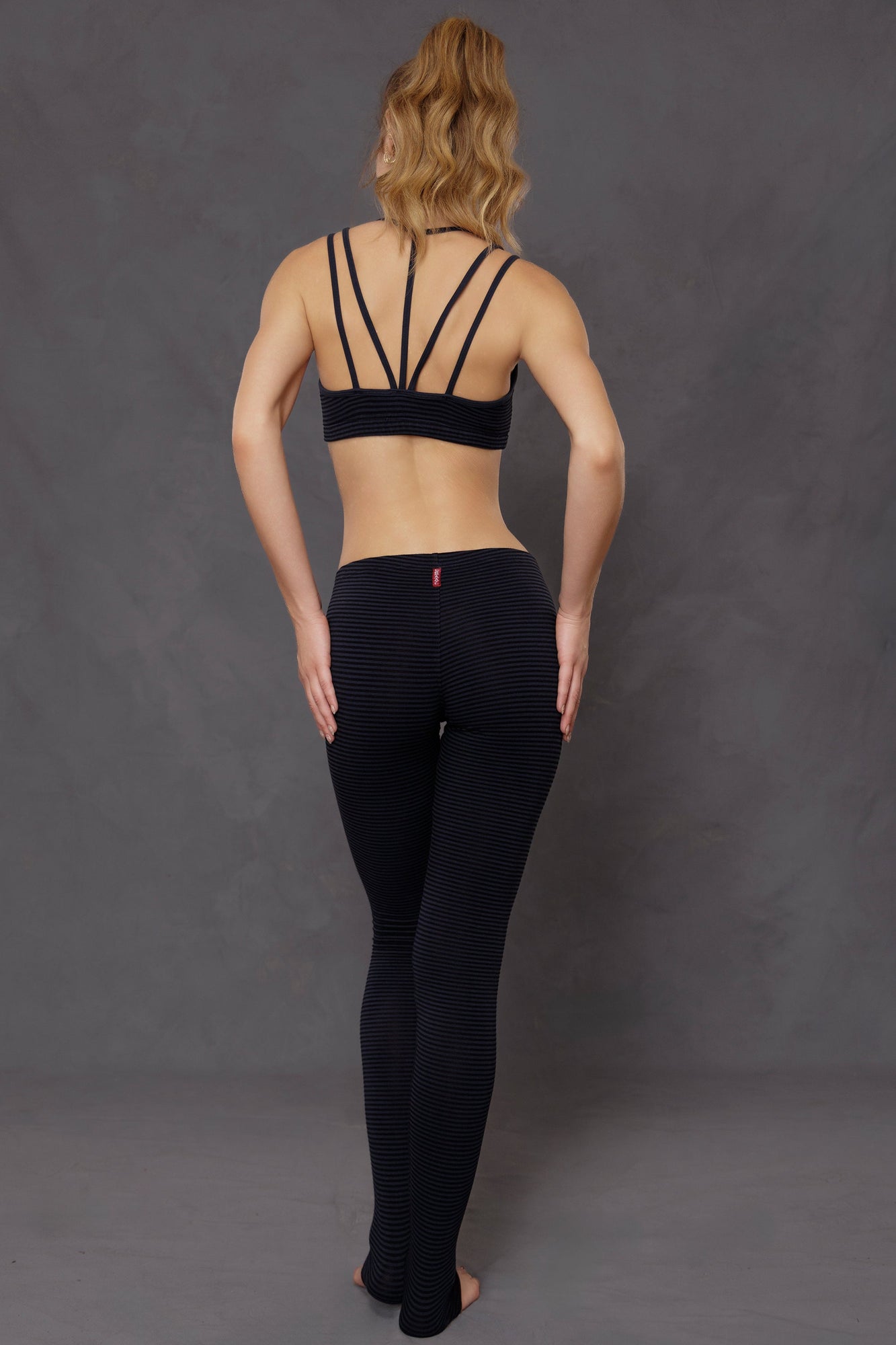 Women | Mini Tonal Stripe Bra | Past Midnight