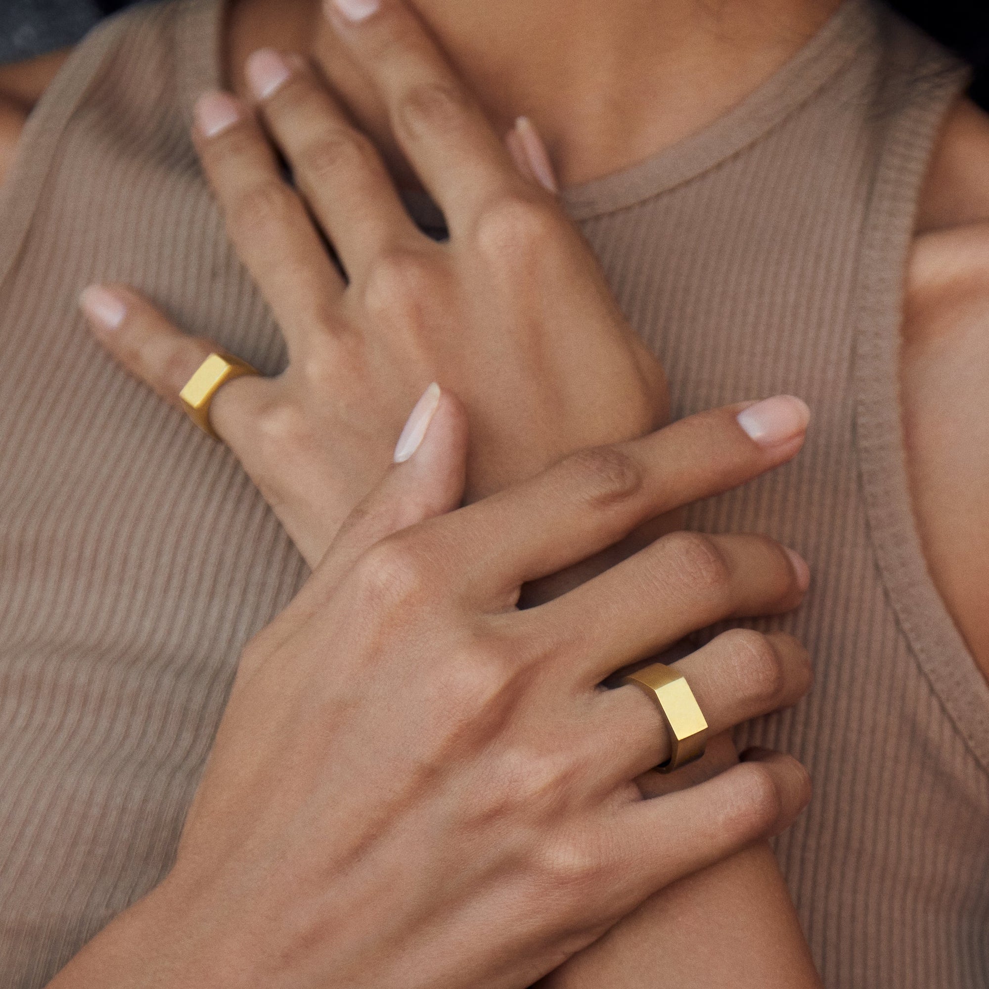 Paradox Ring | Recycled Brass | Matte Black