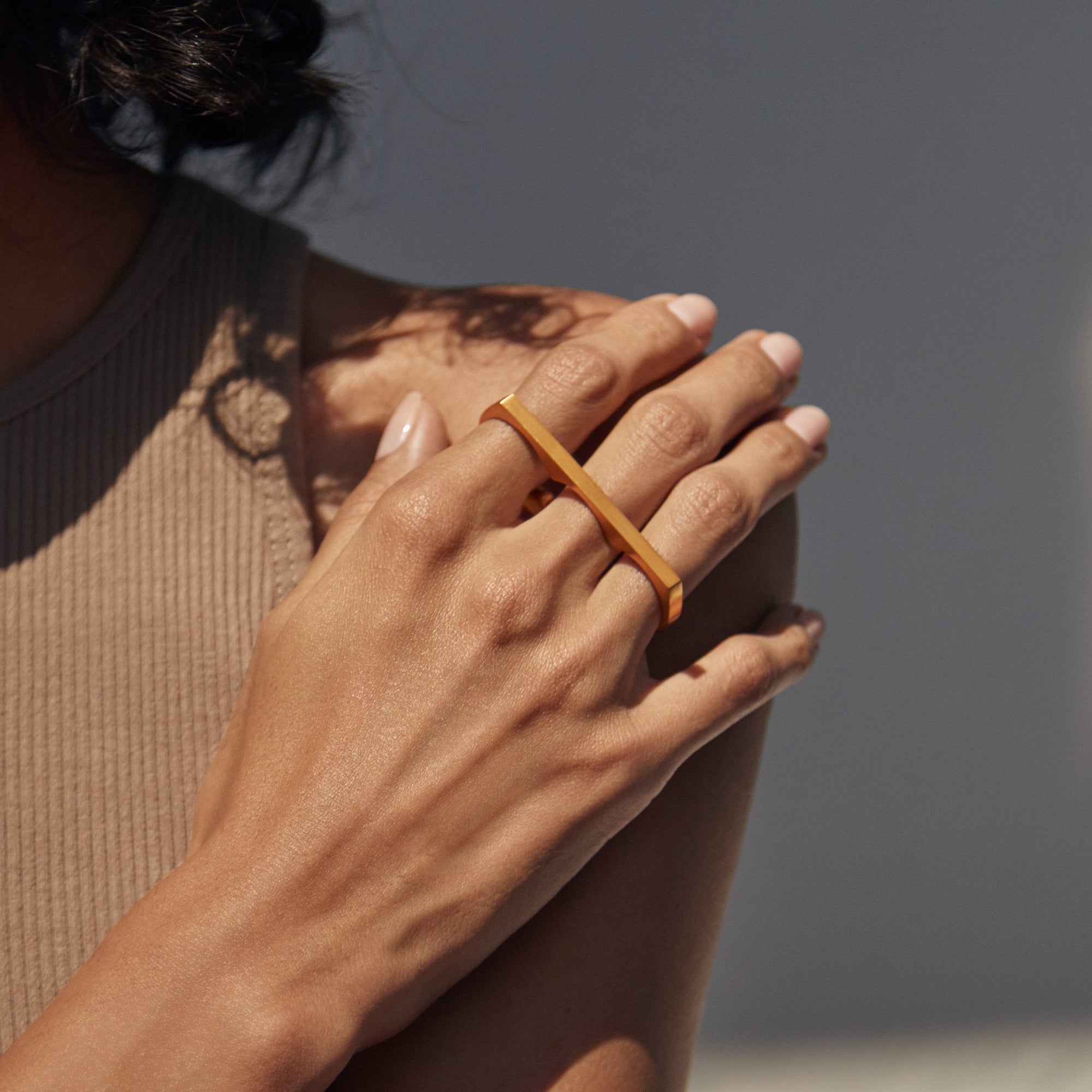 Singular Ring | 18K Gold-Plated on Brass
