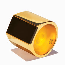 Primer Ring | 18K Gold-Plated on Brass | Jet Black