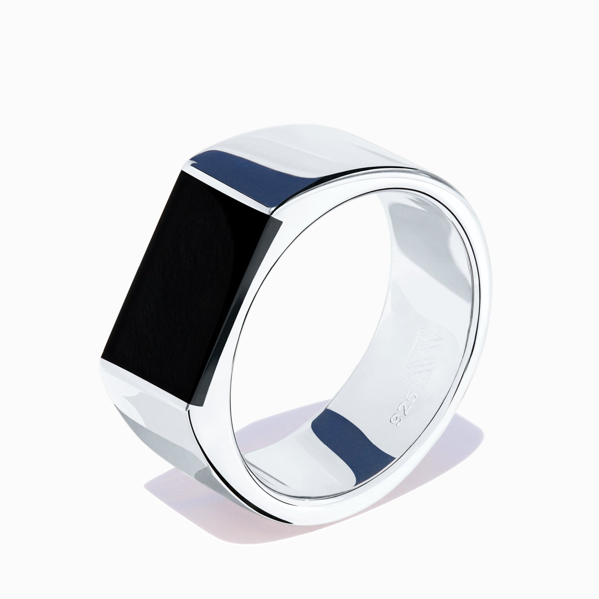 Paradox Ring | Sterling Silver | Jet Black