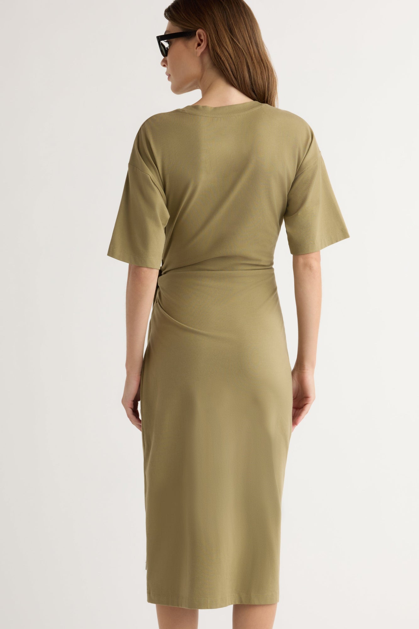 Renee | Noa Organic Cotton T-Shirt Wrap Dress in Size Extra Small 