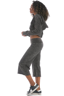 Women | Seamless Fleece Gaucho | Mineral Wash 6