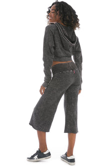 Women | Seamless Fleece Gaucho | Mineral Wash 6