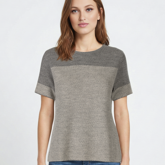Alana Top | Pearl Grey