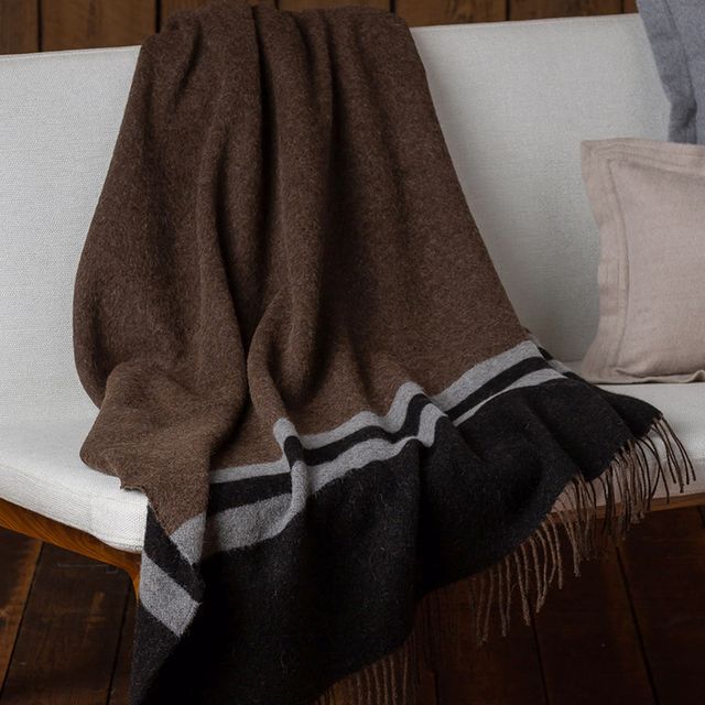Canyon Throw | Chocolate/Black/Dark Grey