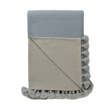 Bali Throw | Spa Blue/Ivory