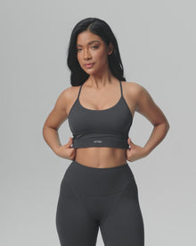 Seamless Crossback Bra | Midnight Plum