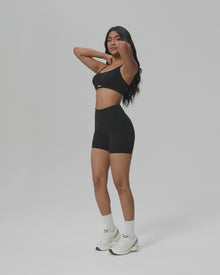 High-Waisted Impact Mesh Shorts | Dark Moss
