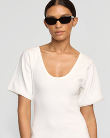 Vanessa | Rae Sculpted Scoop-Neck Mini Dress in Size Small