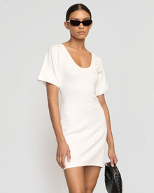 Vanessa | Rae Sculpted Scoop-Neck Mini Dress in Size Small