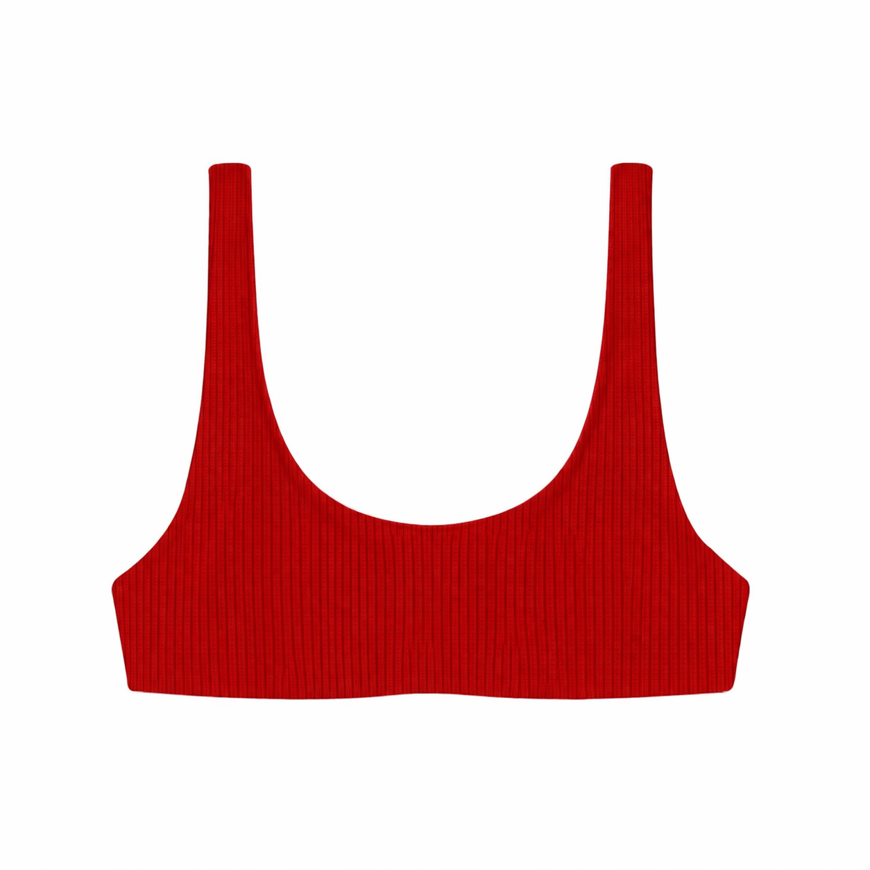 Rounded Edges Top | Poppy Ribbed