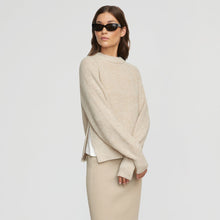Renee | Roya Marled Boyfriend Sweater in Size Small