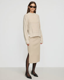 Renee | Faustine Ribbed Knit Skirt in Size Small 