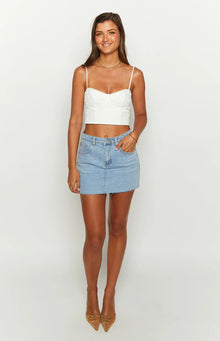 Sailor Corset Top | White