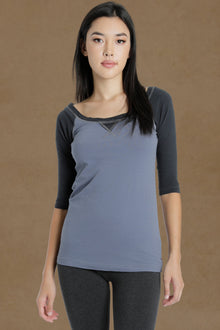 Women | Vintage-V Slide Tee | Dusk