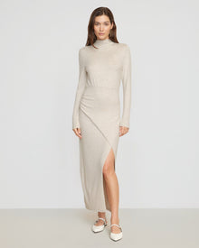 Renee | Suki Mock-Neck Long Sleeve Dress in Size Small