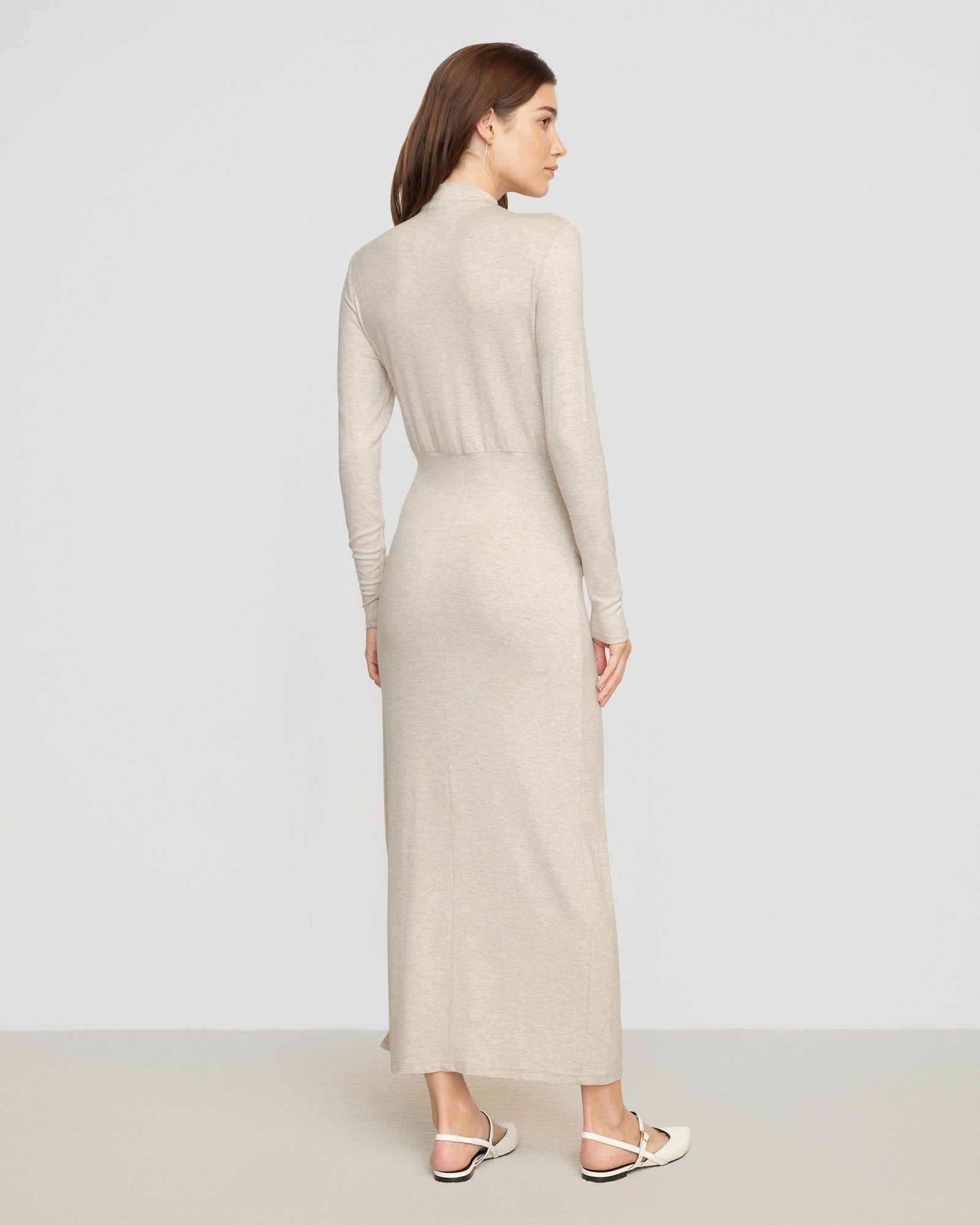 Renee | Suki Mock-Neck Long Sleeve Dress in Size Small