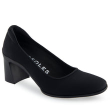 Casta Dress Pump | Black Stretch Gaberdine