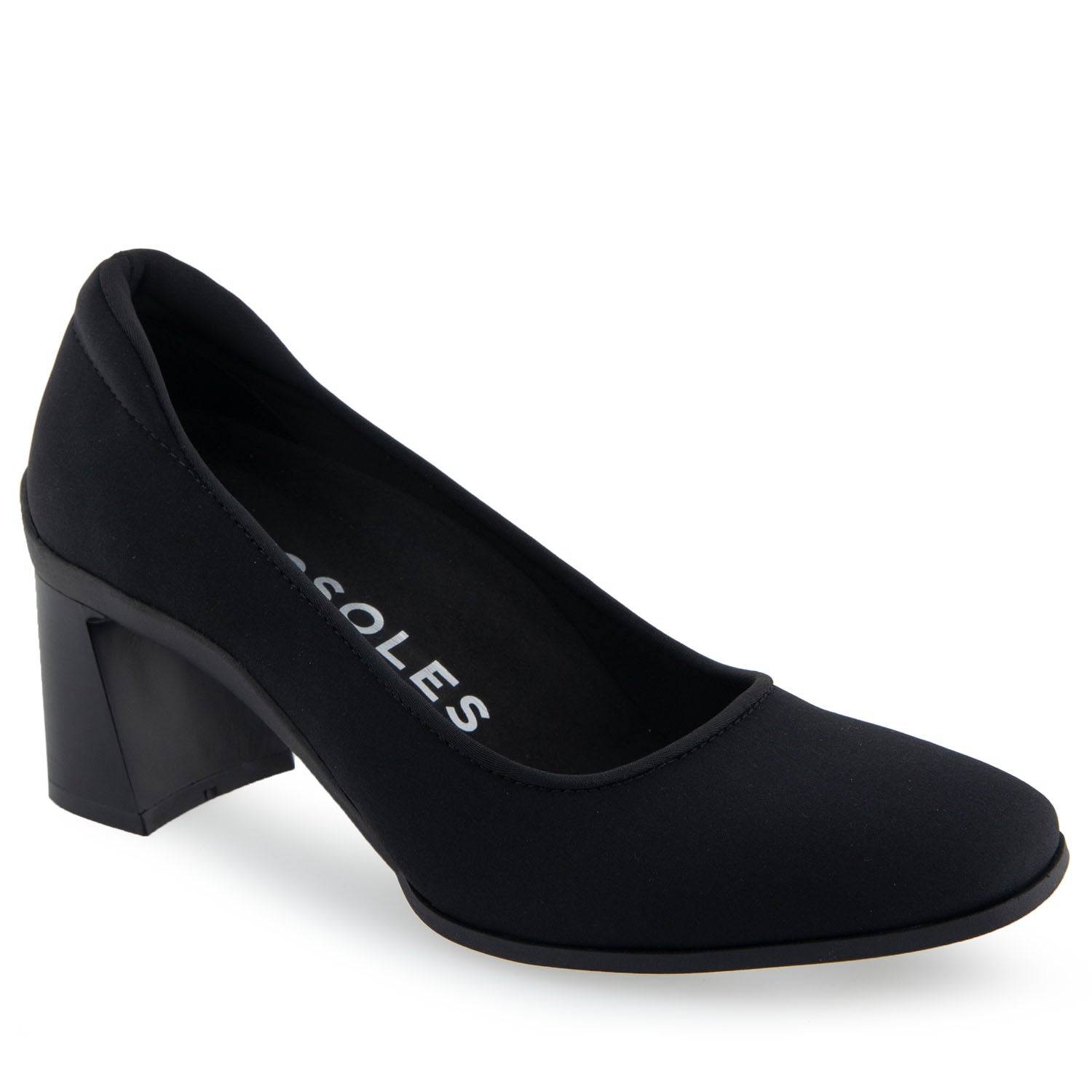 Casta Dress Pump | Black Stretch Gaberdine