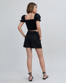 The Oceane Linen Short - Solid & Striped