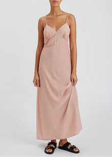 Womens | Rosetta Dress | Baby Polkadot Taupe