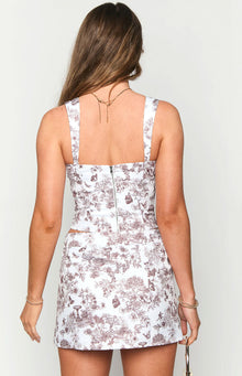 Till Forever Garden Print Top | Brown