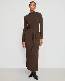 Luisa | Vero Tie-Front Long-Sleeve Dress in Size Medium