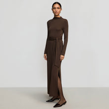 Charlotte | Vero Tie-Front Long-Sleeve Dress in Size Small