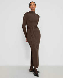 Luisa | Vero Tie-Front Long-Sleeve Dress in Size Medium